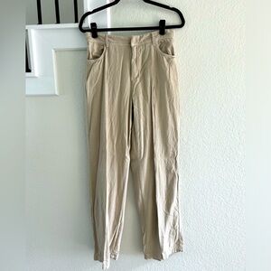 Zara linen pants. Size medium. Worn once. Great for summer!